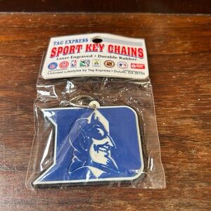 Vintage Tag Express Duke Blue Devils Sport Key Chain, Lot Of 2